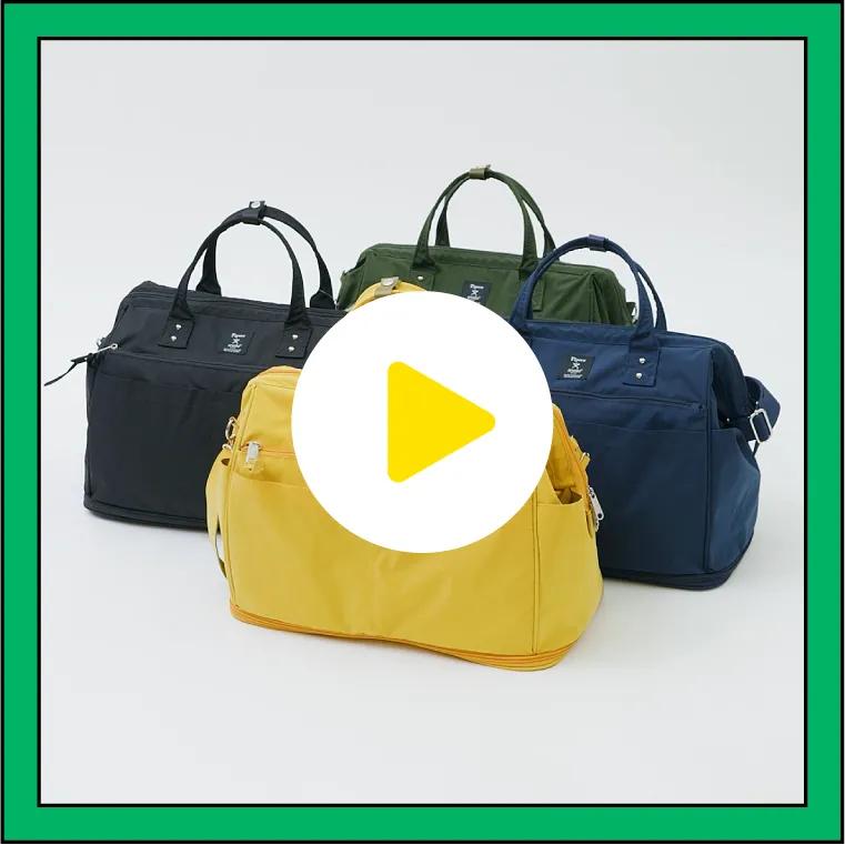 Tigers × anello 拡張ボストンバッグ